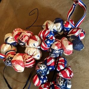Lot of Patriotic variety wreath sets